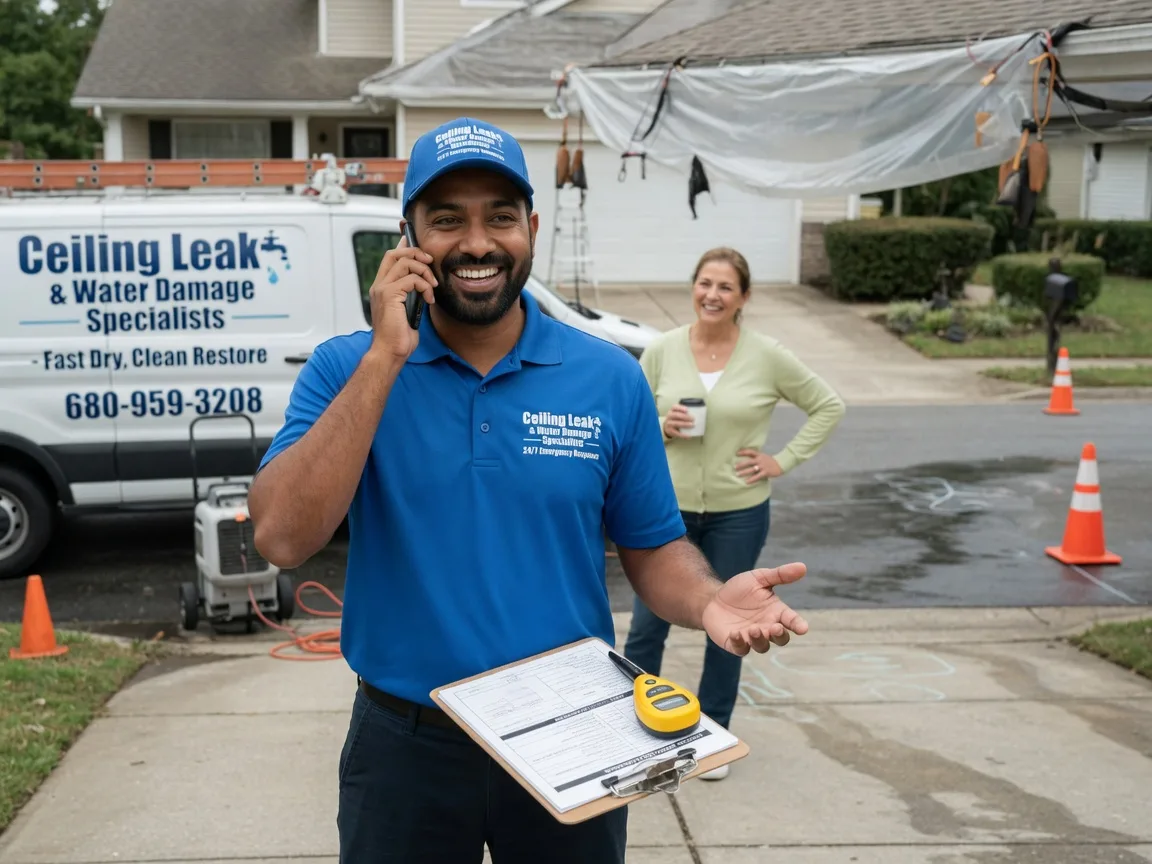 Ceiling Leak Cleanup Maysville, MO FAQs